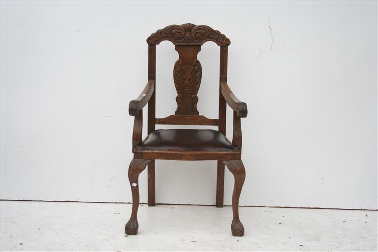 Sillon Estilo Ingles Chippendale Antiguo