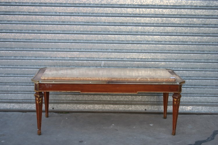 Mesa Ratona Estilo Frances Con Marmol