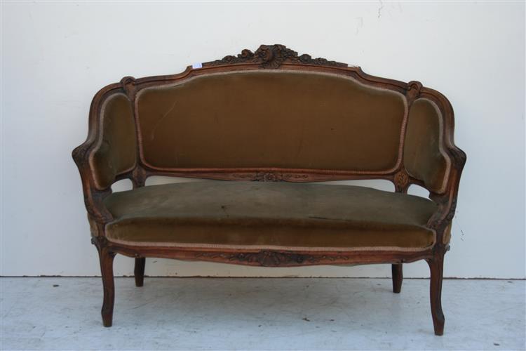 Sofa Sillon Estilo Frances Luis Xv 2 Cuerpos Canapé