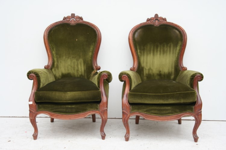 Par De Sillones Estilo Colonial Ingles | El_kin