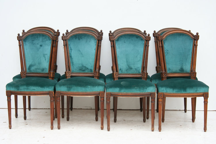 Juego De 8 Sillas Estilo Frances Luis XVI de comedor
