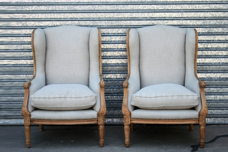 Par De Sillones Estilo Frances Lavados Retapizados a nuevo