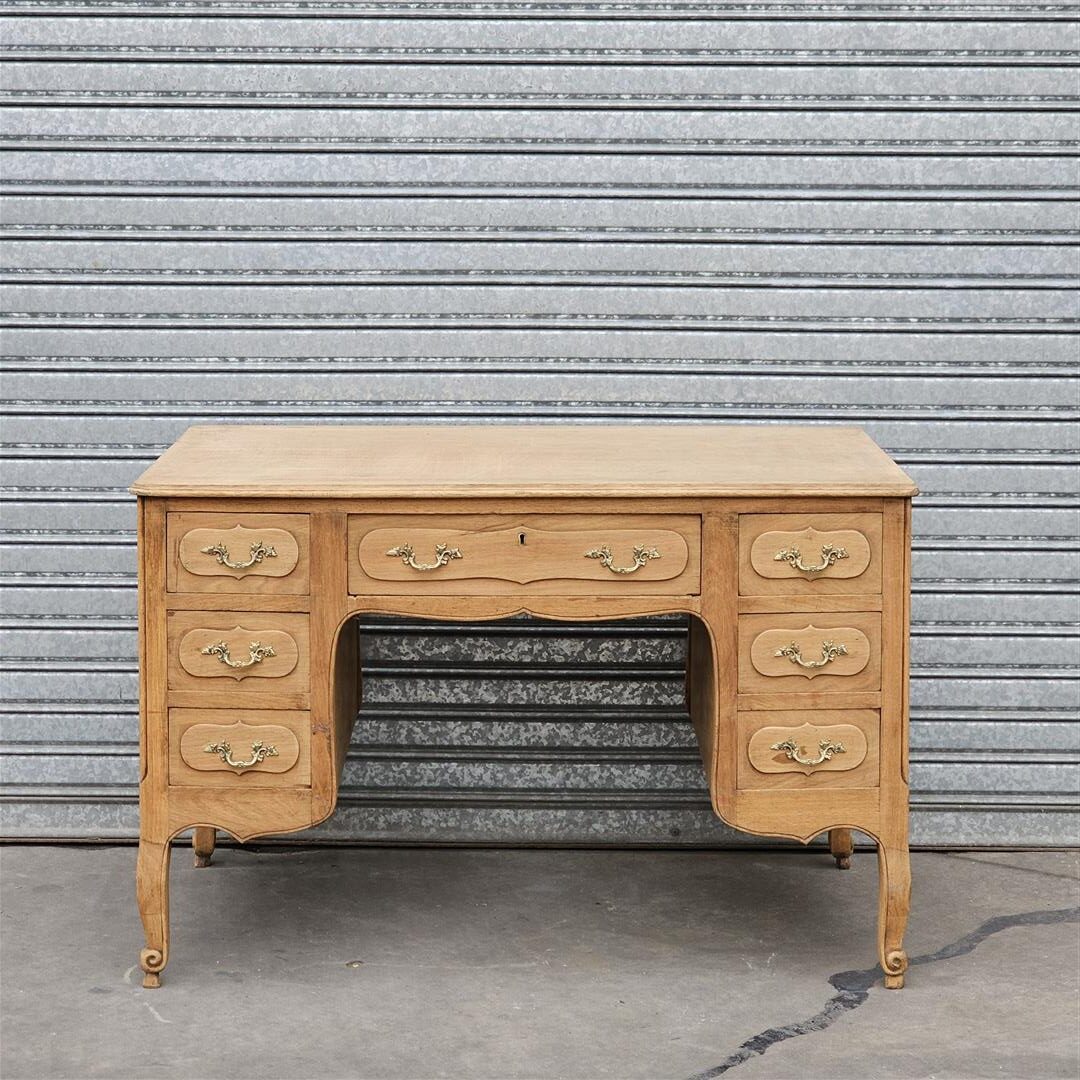 Escritorio Estilo Provenzal De 7 Cajones lavado a nuevo