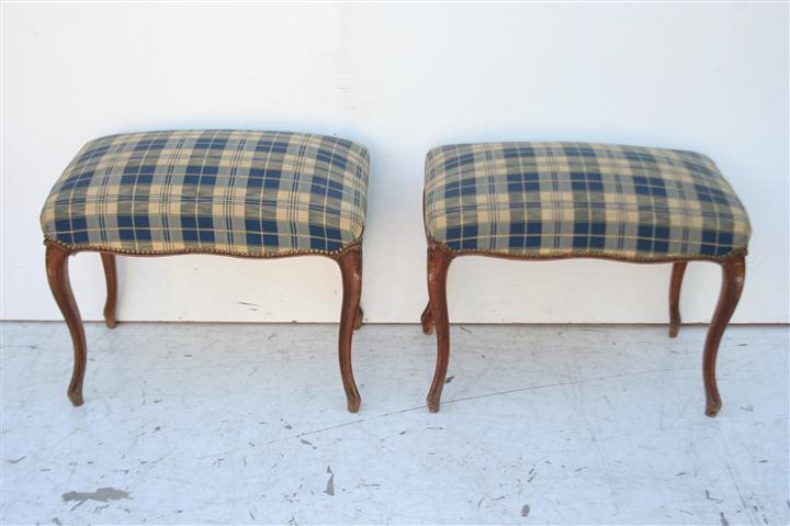 Par De Banquetas Estilo Frances Luis XV