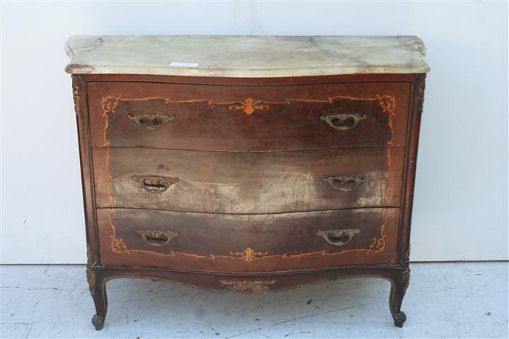 Comoda Estilo Frances Luis XV Con Marmol