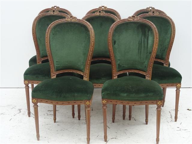 Juego De 8 Sillas Estilo Frances Luis XVI