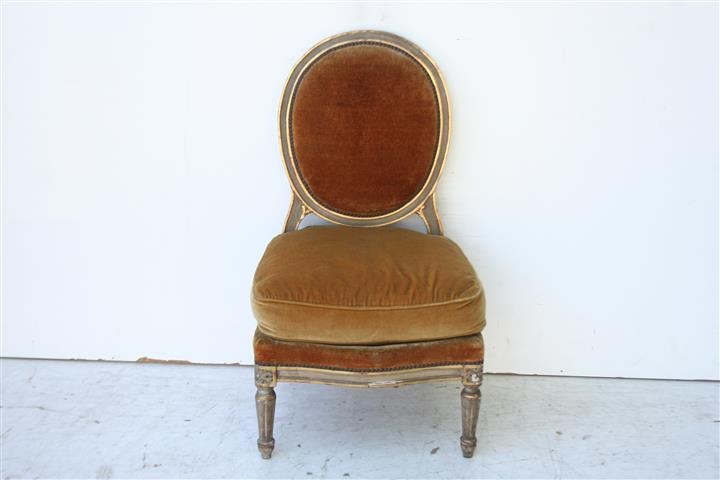 Silla De Dormitorio Frances Luis XVI Con Almohadon