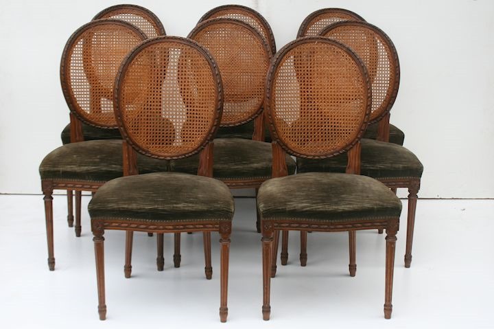 Juego De 8 Sillas Comedor Estilo Frances Luis Xvi