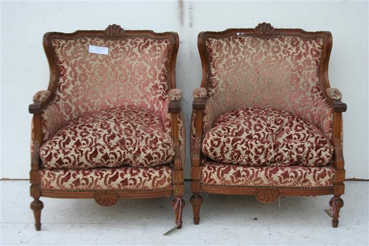 Par De Sillones Estilo Frances Luis Xvi De Living