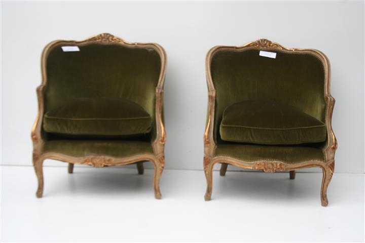 Par De Sillones Estilo Frances Luis Xv De Living