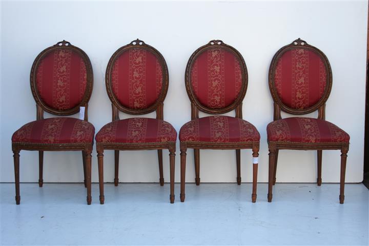Juego De 4 Sillas Estilo Frances Luis Xvi Comedor