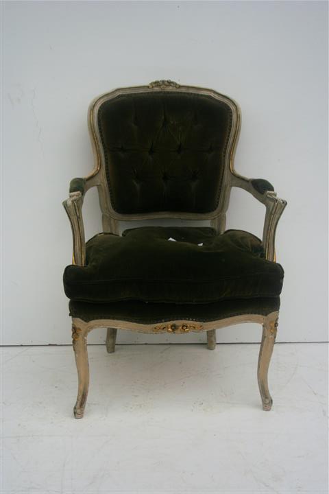 Par De Sillones Estilo Frances Luis Xv Patinados
