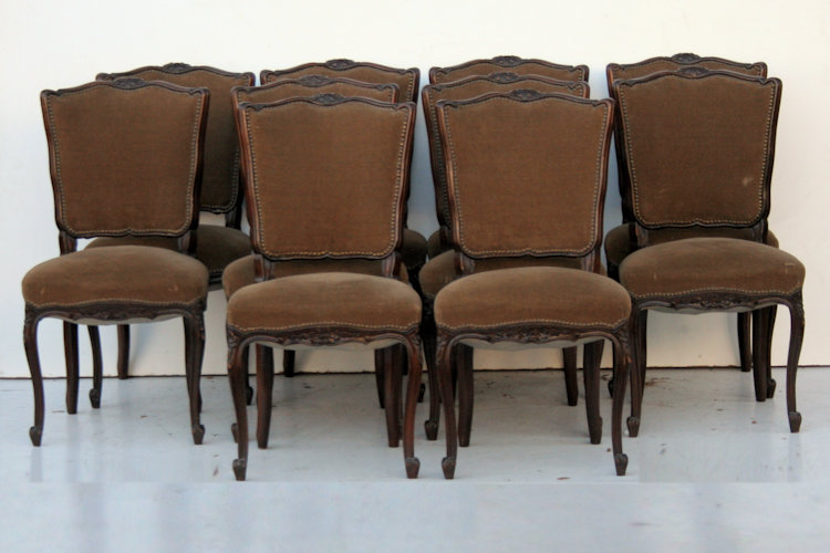 Juego De 10 Sillas Estilo Frances Luis Xv De Comedor