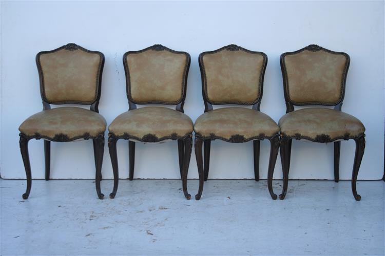 Juego De 4 Sillas Estilo Frances Luis Xv De Comedor