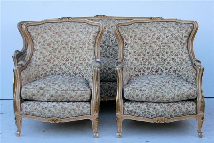 Juego De Living Frances Luis Xv Sofa Sillones