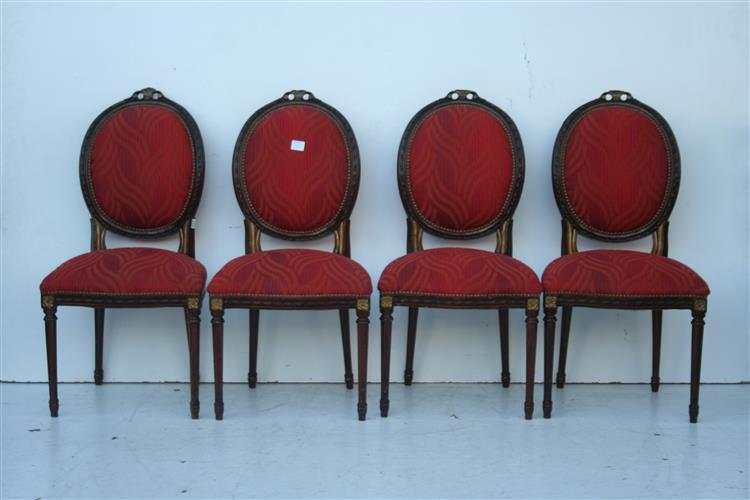 Juego De 4 Sillas Estilo Frances Luis Xvi Comedor