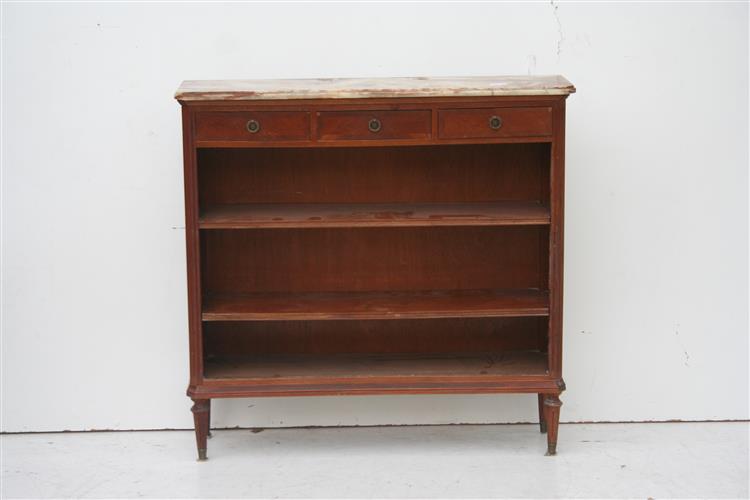 Biblioteca Estante Estilo Frances Luis XVI Con Cajones